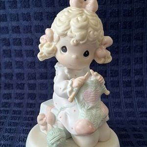 Precious moments figurine, my love will keep you warm